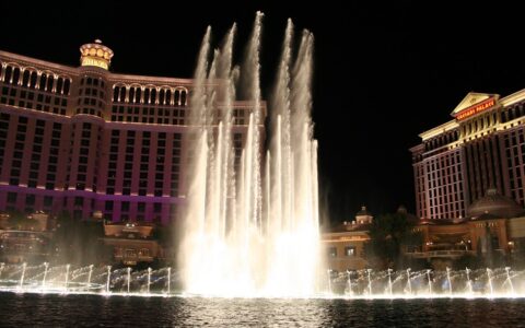Eine neue Studie sorgt für Diskussionen rund um die neue amerikanische Krankenversicherung. Im Foto zu sehen: Die berühmten Hotels von Las Vegas, Bellagio soie Caesars Palace.