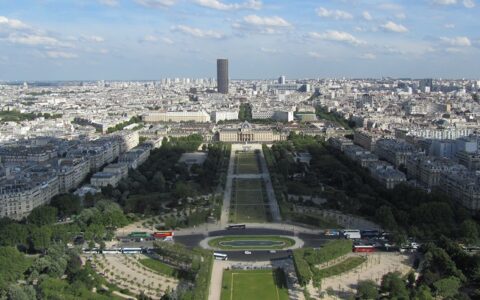 Die Skyline von Paris.