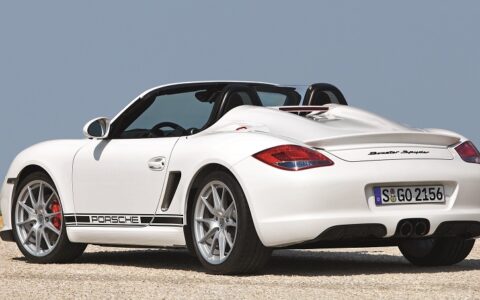 Auch Porsche möchte umweltfreundlicher werden. Hier ein Porsche Boxter Cabrio.