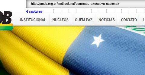 Auch Montag Abend um 22 Uhr war die Webseite der Regierungspartei von Brasilien noch offline.
