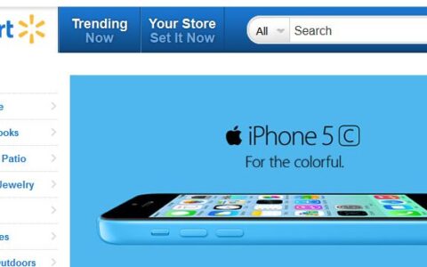 Billiger: 20 Prozent Rabatt auf iPhone 5C bei Walmart