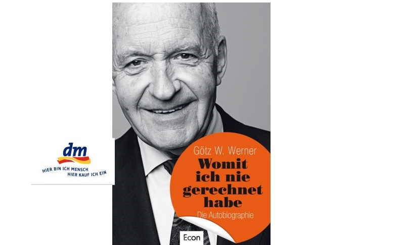 Der dm-Drogerie-Unternehmer Götz Werner hat seine spannende Autobiographie geschrieben. dm gehört zu den größten Drogerieketten in Europa.