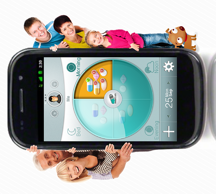Es gibt mittlerweile viele Medizin-Apps. Eine davon ist beispielsweise die MediSafe App. Sie hilft, damit Tabletten oder andere Medizin - wie Eisen- oder Multivitamin-Tabletten - nicht vergessen werden (Foto: medisafeproject.com).