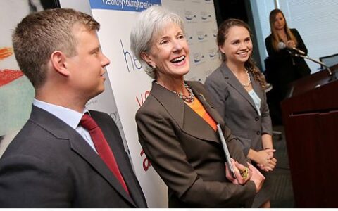 Die Bundesgesundheitsministerin der USA, Kathleen Sebelius.