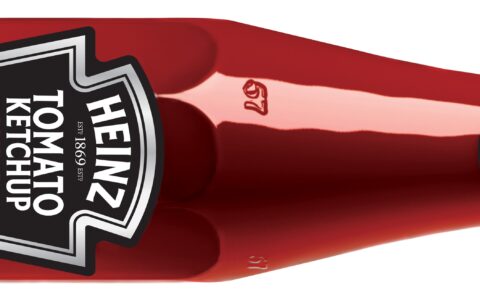 Die berühmte Heinz-Ketchup-Flasche.