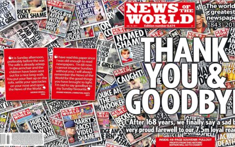 Opfer seiner eigenen Skandale: Das Millionenblatt News of the World.