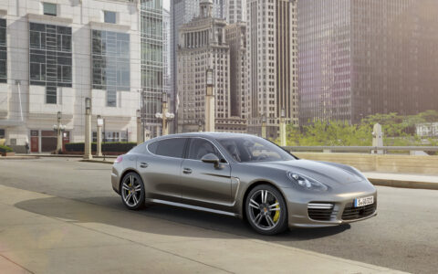 Der Porsche Panamera in New York.