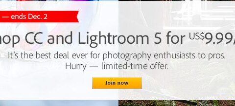 Adobe bietet für 9,99 Dollar monatlich Photoshop + Lightroom
