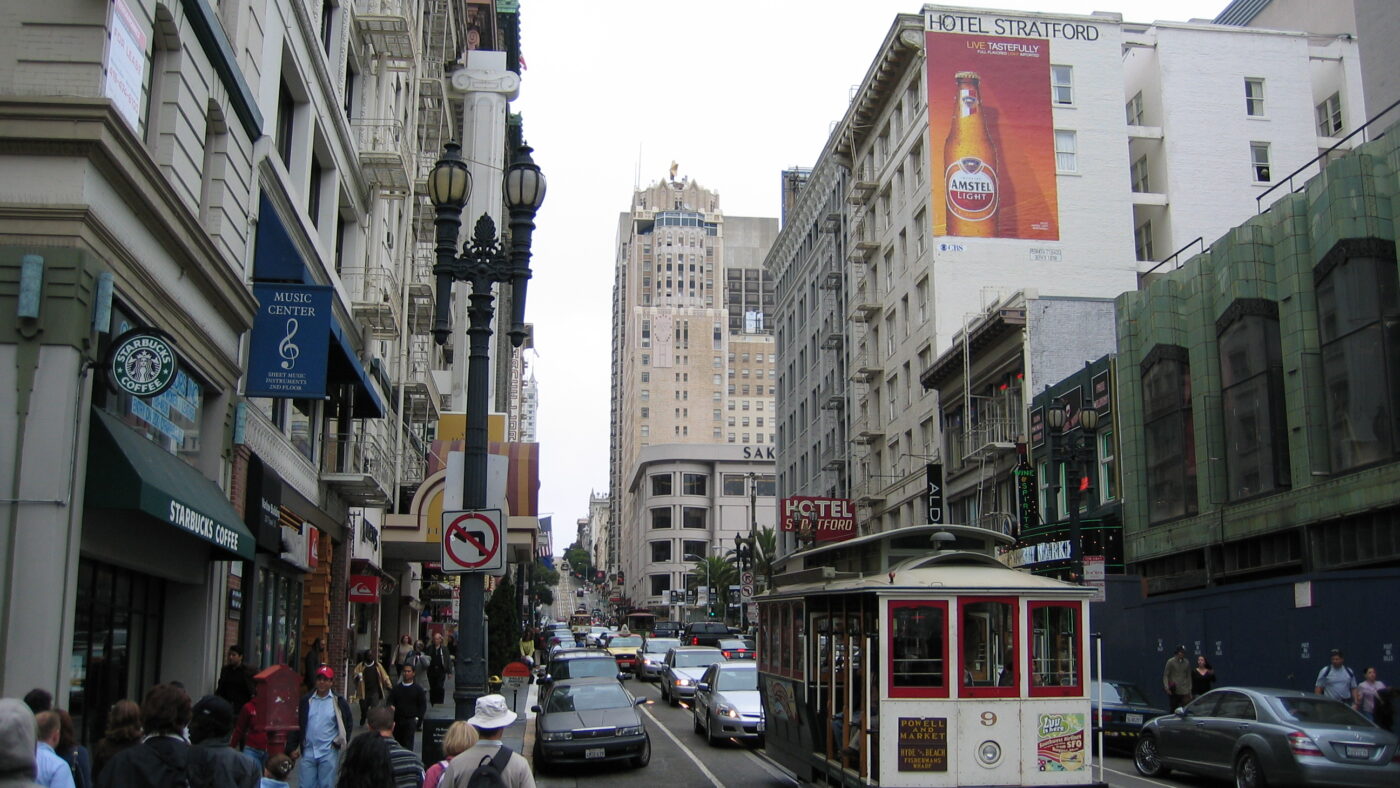 San Francisco: Viele Google-Mitarbeiter leben hier und lassen sich täglich von Google-Bussen zum Arbeitsplatz bringen.