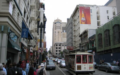 San Francisco: Viele Google-Mitarbeiter leben hier und lassen sich täglich von Google-Bussen zum Arbeitsplatz bringen.