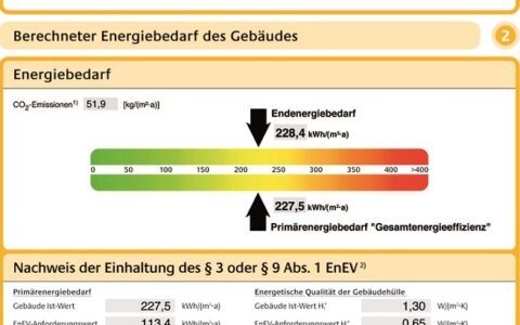 Ab 1. Mai ist es Pflicht: Jeder Makler, Vermieter oder Immobilienverkäufer muss einen solchen Bogen vorlegen.