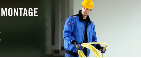 Helm, rutschfeste Sicherheitsschuhe und gefütterte Thermojacke: Arbeitssicherheit geht auch bei Berufskleidung vor.