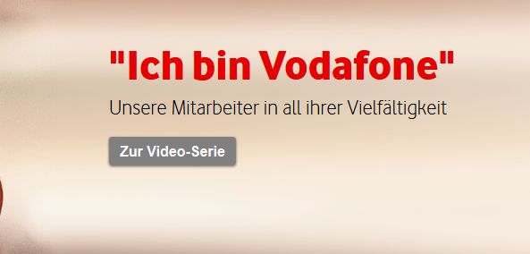 Mitarbeiter-Bindungsprogramm des britischen Telekommunikations-Giganten Vodafone: \"Ich bin Vodafone\".