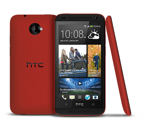 HTC ist bereits mit zahlreichen Smartphones im Handel. Hier das HTC desire 601.