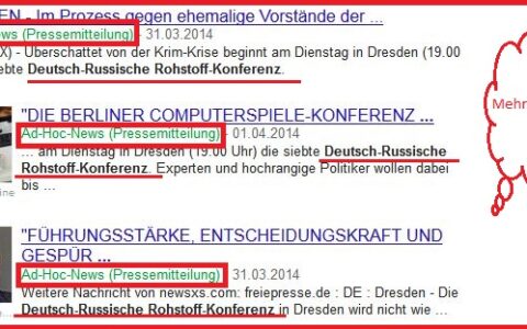 Chaostage bei Google News? Viele Nutzer sind derzeit etwas irritiert.
