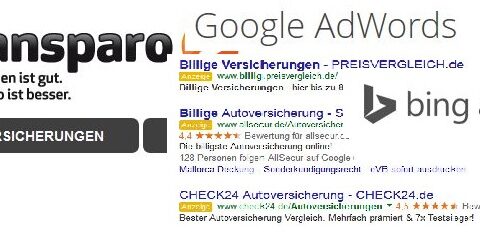 Oft nur schwierig profitabel zu betreiben: Schaltungen von Online-Anzeigen in Google AdWords oder bing ads.