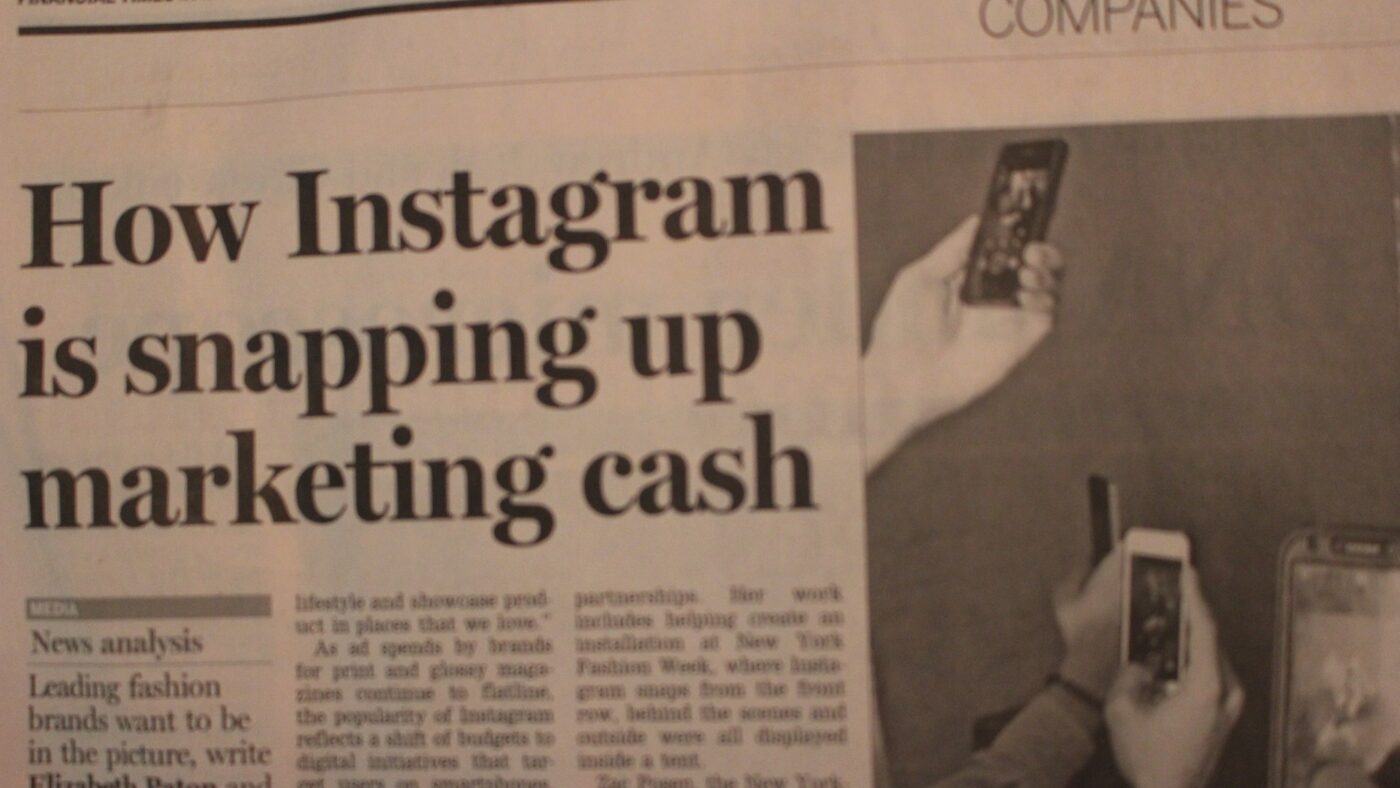 Anfang Mai berichtete die Financial Times umfangreich über die Bedeutung von Instagram für das Marketing.