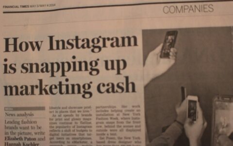 Anfang Mai berichtete die Financial Times umfangreich über die Bedeutung von Instagram für das Marketing.