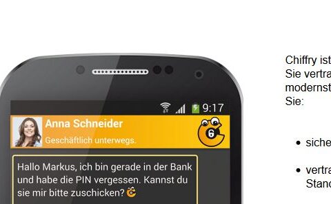Alternative zu WhatsApp: Chiffry Verschlüsselungs-Messenger aus Deutschland von netz-trends empfohlen