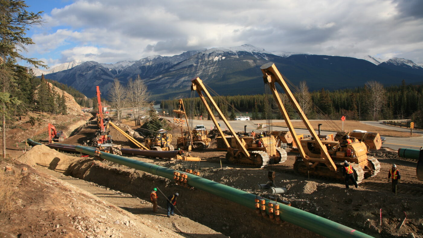Pipeline der Kinder Morgan Company in den USA.