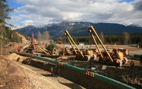 Pipeline der Kinder Morgan Company in den USA.