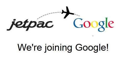 So verkündet Jetpac die Google-Übernahme.