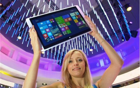 Microsoft auf der Funkausstellung in Berlin 2014.