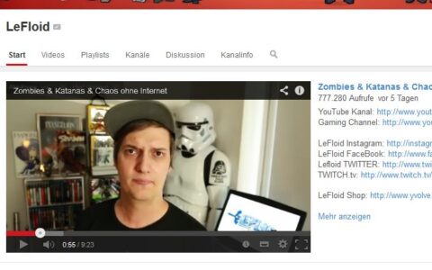 Deutscher YouTube-Star LeFloid.