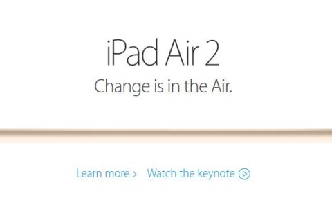Apple stellte sein neues iPad Air 2 vor.