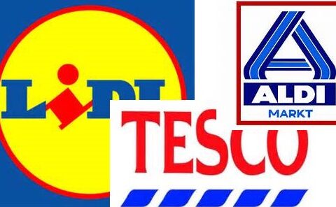 Britischer Discounter Tesco: Eingekeilt zwischen Lidl und Aldi gehen die Lebensmittelpreise in Großbritannien runter.