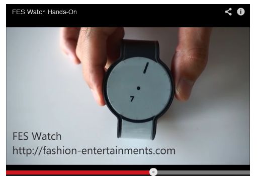 Die neue Fes-Watch von Sony.