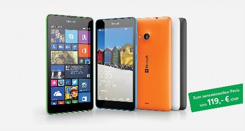 Microsoft gelingt mit dem Lumia 535 ein guter Erfolg im preisgünstigen Qualitäts-Segment.