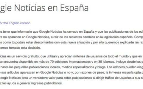 So verabschiedete sich die Google Inc. von Spanien: Gehen Tausende Nachrichtenblogs jetzt offline?