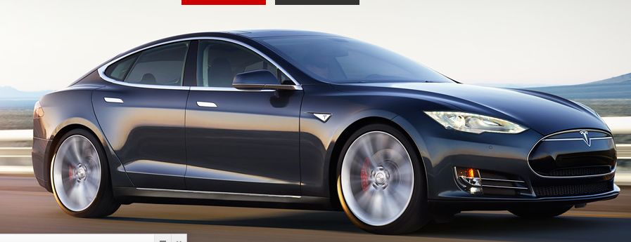 Tesla erinnert im Design etwas an BMW.
