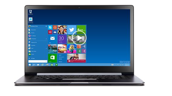 Das neue Windows 10 von Microsoft.