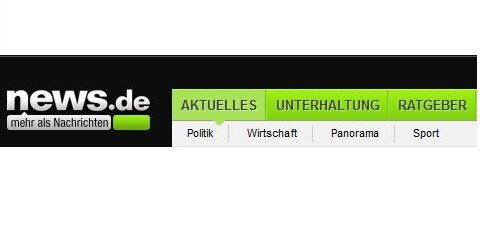 news.de mit neuem Layout.