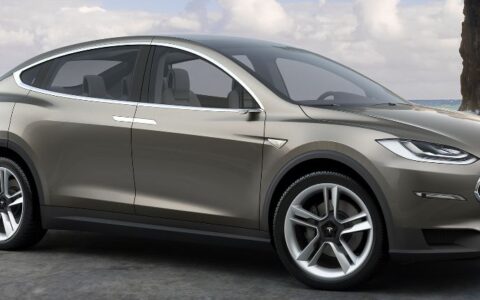 Das Model X von Tesla.