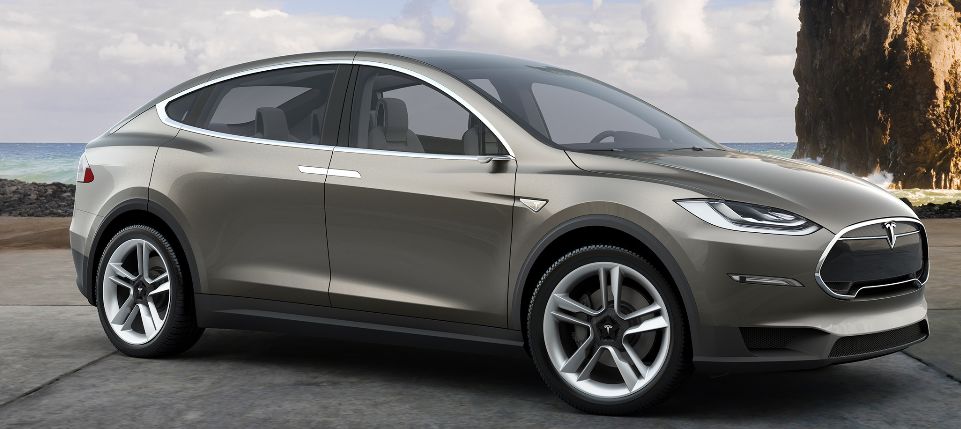 Das Model X von Tesla.