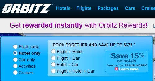 Ging jetzt für über eine Milliarde Dollar über die Theke: Orbitz.