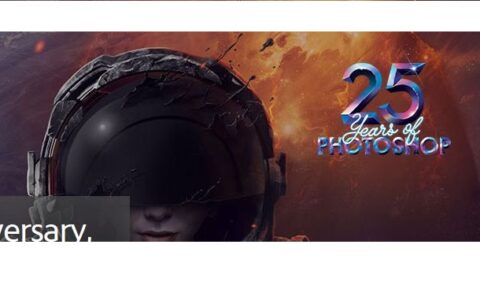 Photoshop feiert 25-Jähriges Jubiläum.