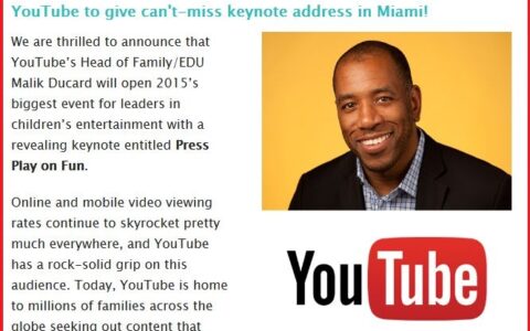 So kündigt der Kidscreen Summit für Montag YouTube’s Head of Family/EDU, Malik Ducard, an. Gibt er dann die neue Kids-App bekannt?