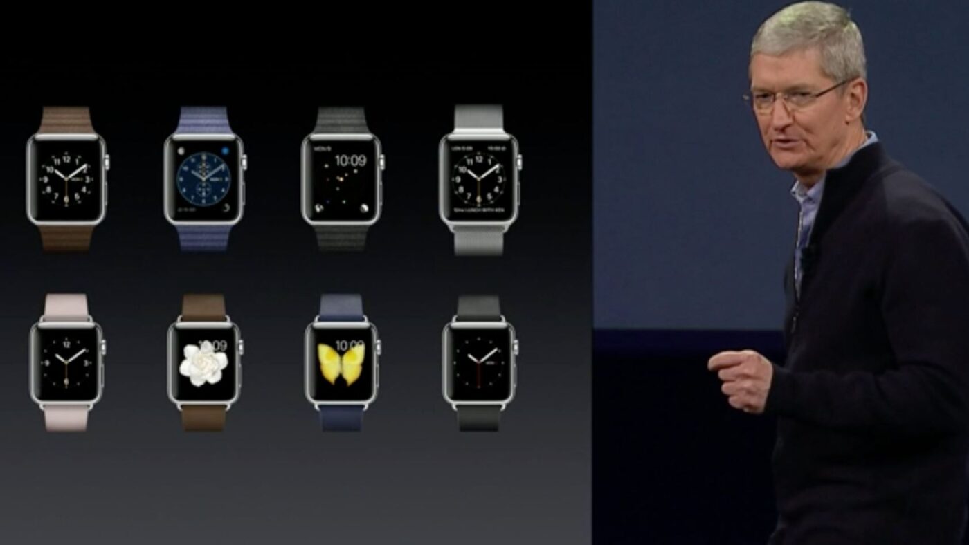 Tim Cook präsentiert die Apple Watch