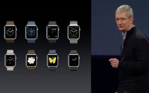 Tim Cook präsentiert die Apple Watch