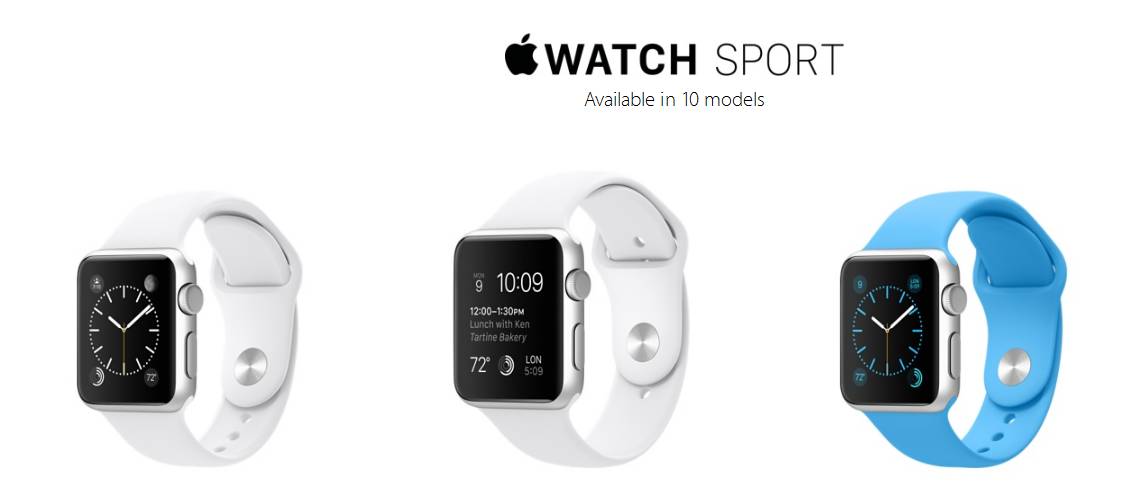 Die Apple Sport scheint die beliebteste Apple Watch zu sein.