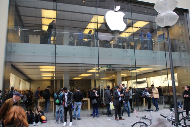 Der Apple Store in München.