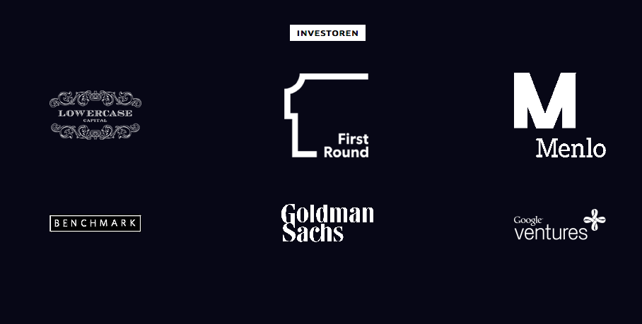 Uber hat einige prominente Investoren - darunter Google Ventures oder Goldman Sachs.
