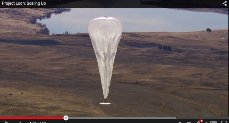 Das Loon-Projekt von Google macht Fortschritte. Allerdings sehen die Ballons etwas seltsam aus und erinnern an aufgeblasene Kondome.