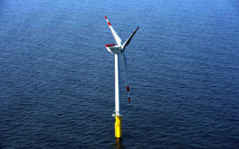 Der Triangel Windpark vor Borkum wird pro Jahr über 800 Gigawattstunden Strom produzieren.