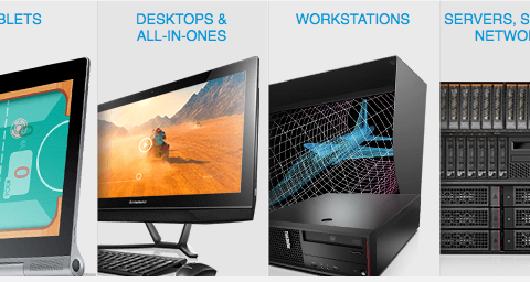 Lenovo hat eine breite Produktpalette.