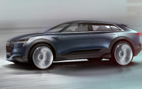 Audi e-tron quattro SUV zur Frankfurter Internationalen Automobil-Ausstellung (IAA)